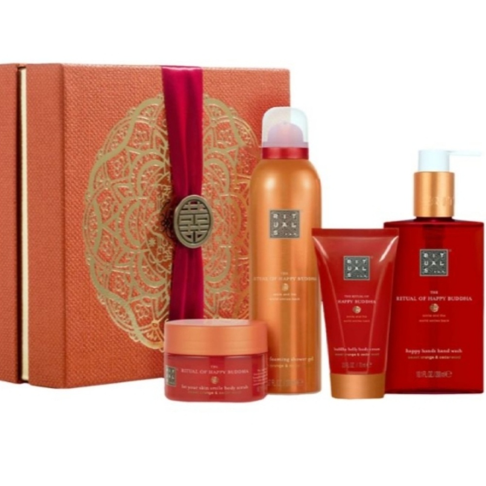 Rituals happy buddha set new in box